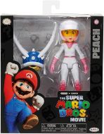 Immagine di SUPER MARIO Nintendo Super Mario Movie – Action figure di Biker Peach alta 13 cm, articolata ed estremamente dettagliata, con guscio spinato alato