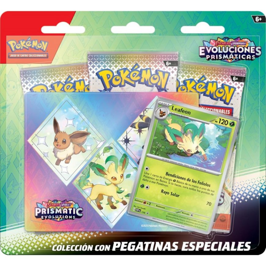 Immagine di POKEMON SV8.5 EVOLUZIONI PRISMATICHE COLLEZIONE CON ADESIVI