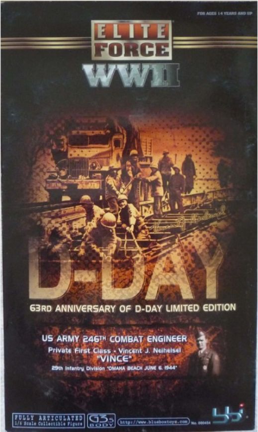 Immagine di ELITE FORCE PERSONAGGI - US Army 246th Combat Engineer - Private First Class Vincent J. Neiheisel