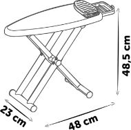 Immagine di ASSE STIRO Smoby - ASSE e Ferro da Stiro, Pieghevole, con Ferro da Stiro Incluso