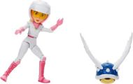 Immagine di SUPER MARIO Nintendo Super Mario Movie – Action figure di Biker Peach alta 13 cm, articolata ed estremamente dettagliata, con guscio spinato alato