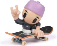 Immagine di TECH DECK SINGOLO fingerboard con personaggio, mini skateboard da collezione personalizzabile