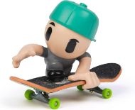 Immagine di TECH DECK SINGOLO fingerboard con personaggio, mini skateboard da collezione personalizzabile