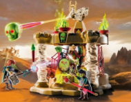 Immagine di PLAYMOBIL NOVELMORE 70751 Sal'ahari Sands, Tempio dell'Armata degli Scheletri, con Effetto Luce