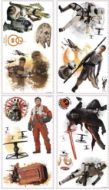 Immagine di STAR WARS STICK S Joy Toy Episodio Vii Adesivi da Parete 4 Fogli, Plastica